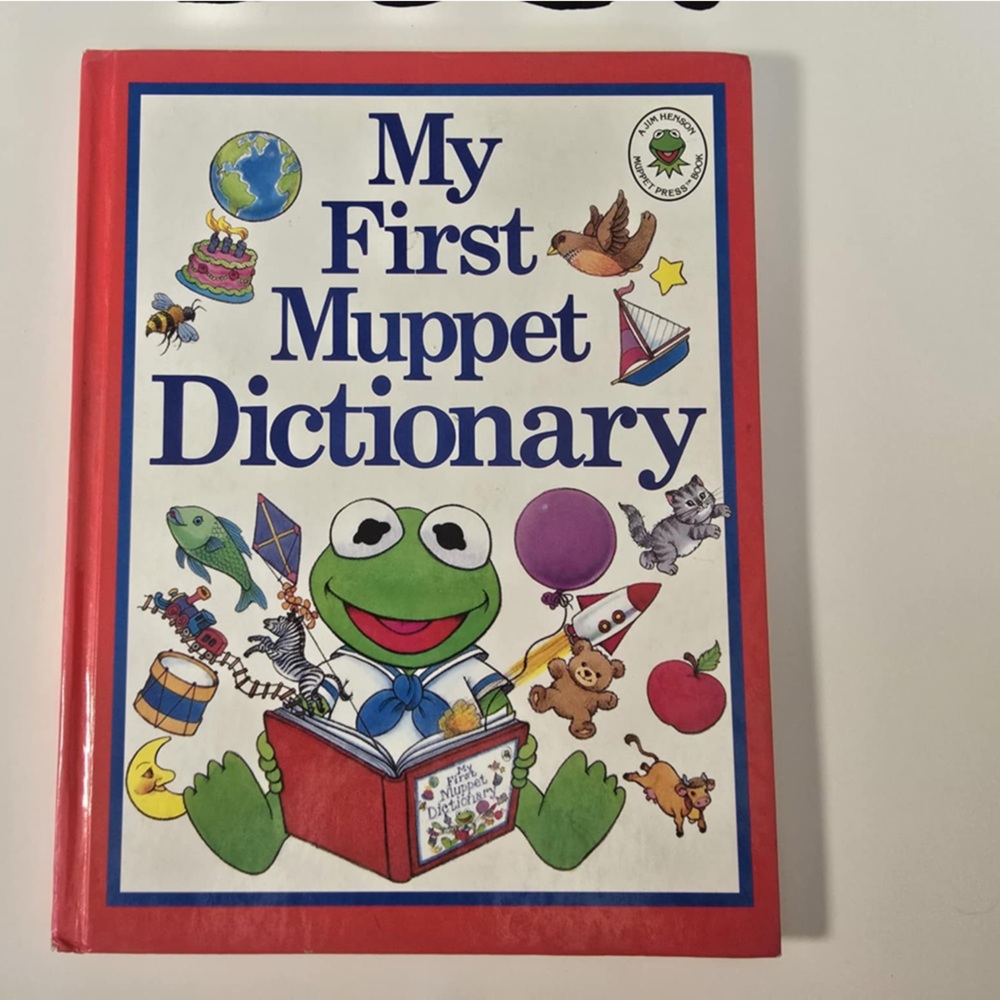 My First Muppet Dictionary by Justine Fontes (Paperback) 1988 Golden Book Henson